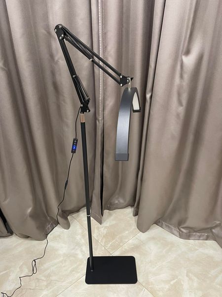 Безтіньова підлогова LED-лампа HD-M40X, 36 Вт, Чорна 0110 фото
