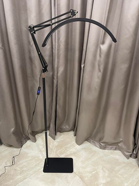 Безтіньова підлогова LED-лампа HD-M40X, 36 Вт, Чорна 0110 фото