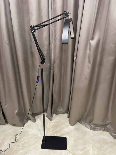 Безтіньова підлогова LED-лампа HD-M40X, 36 Вт, Чорна 0110 фото