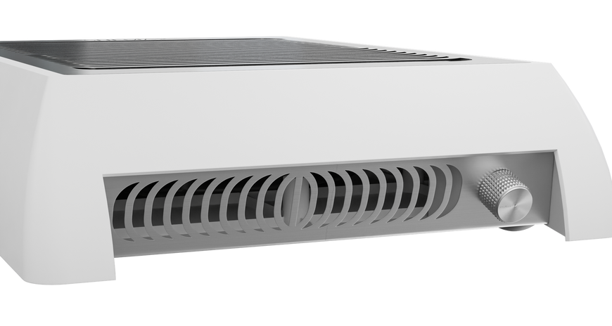 SHEMAX X-PRO профессиональная вытяжка с широкой областью сбора пыли белая 8055 фото