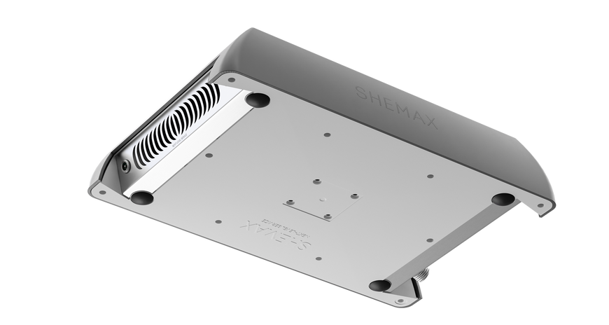 SHEMAX X-PRO професійна витяжка з широкою зоною збору пилу сіра 8056 фото