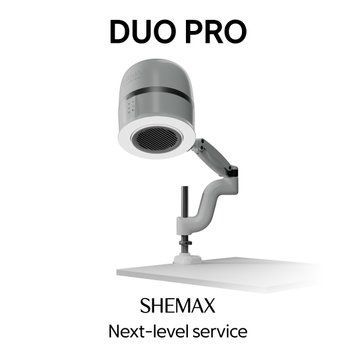 SHEMAX DUO PRO витяжка для манікюру з вбудованою LED-лампою і потужною системою Air Extractor біла 8058 фото