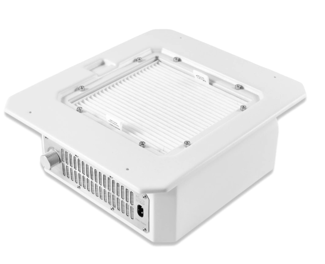 Встраиваемая вытяжка для маникюра с HEPA-фильтром Microstop Prof White 001621 фото