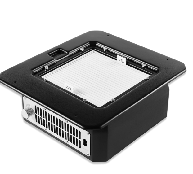 Встраиваемая вытяжка для маникюра с HEPA-фильтром Microstop Prof Black 001622 фото