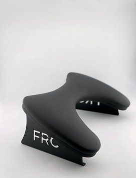 Подставка под руки для маникюра FRC фигурная на металлических ножках (черная) 7022 фото