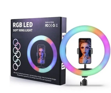 Кольцевая лампа RGB LED MJ33 Soft Ring Light  001923 фото