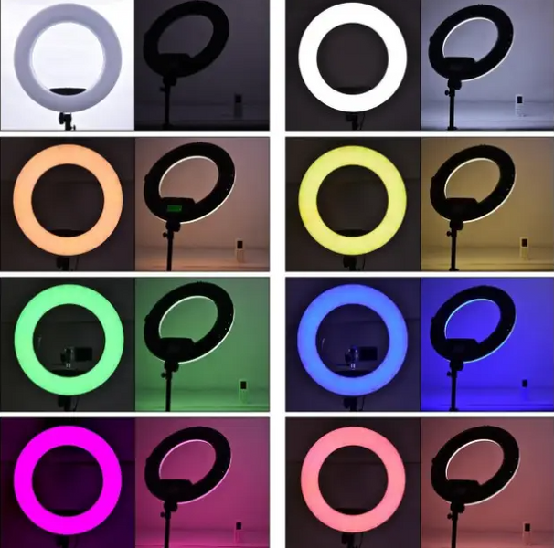 Кольцевая лампа RGB LED MJ33 Soft Ring Light  001923 фото